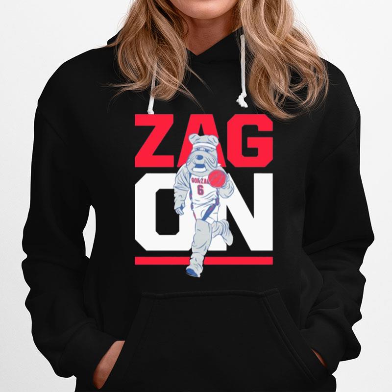 Gonzaga Bulldogs Zag On Hoodie