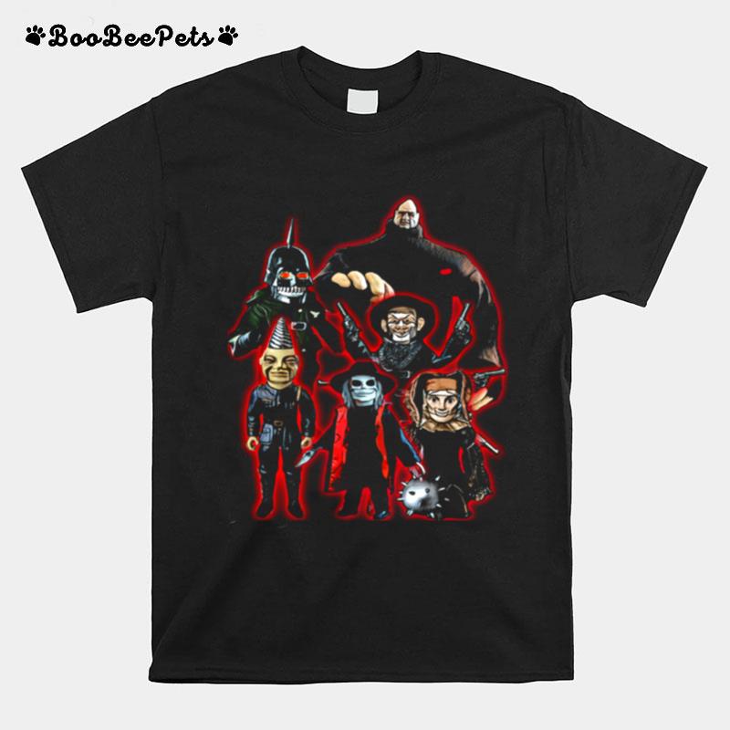 Good Puppet Master Horror Movie 80S Blade Pin Head Torch Jester Drill T-Shirt