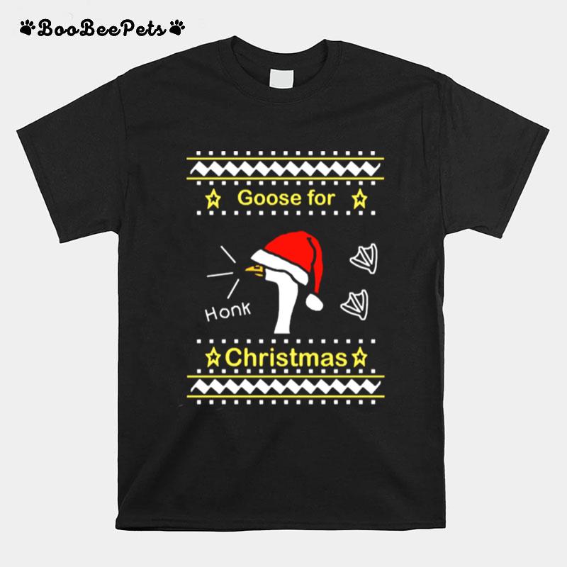 Goose For Honk Santa Christmas T-Shirt