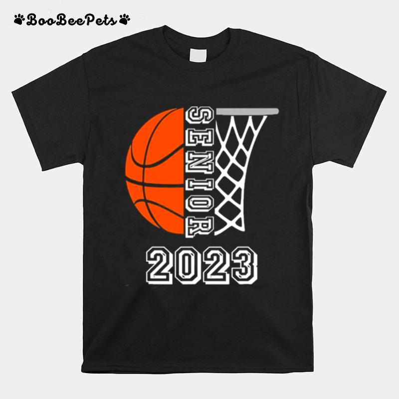 Graduate Senior Class 2023 Graduation Basketball Player T-Shirt