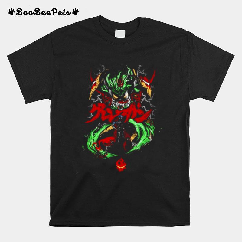 Graffiti Colorful Design Gurren Lagann T-Shirt