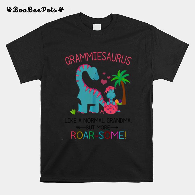 Grammiesaurus Like A Normal Grandma But More Roarsome T-Shirt