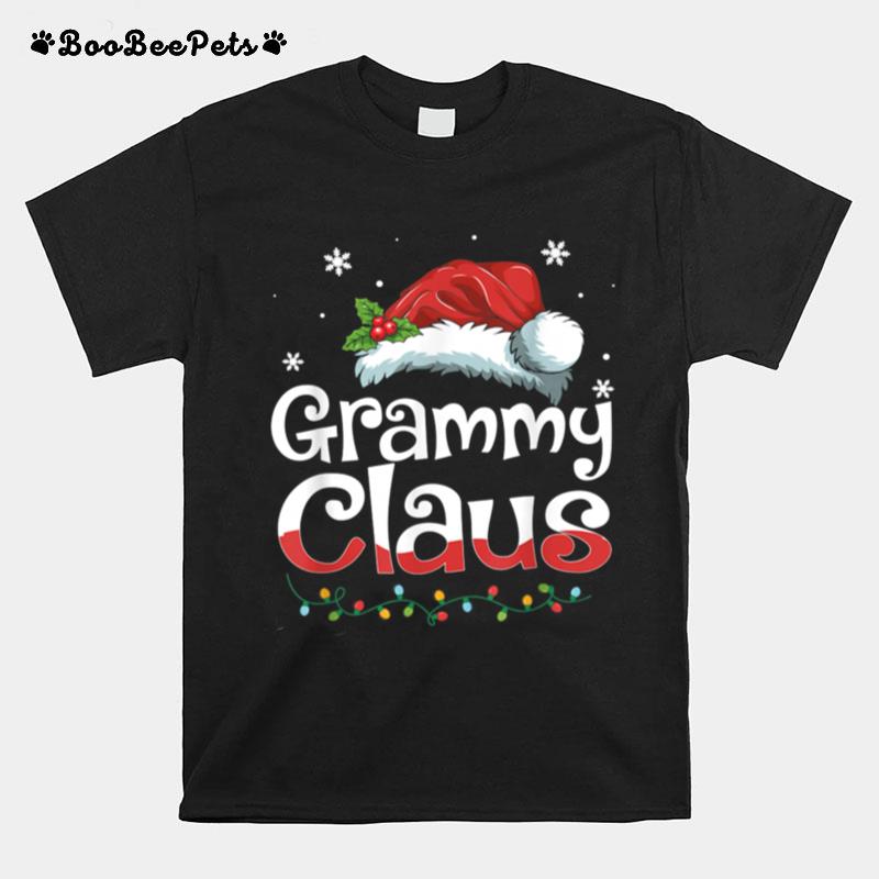 Grammy Claus Santa Hat Matching Family Christmas Pajama T-Shirt
