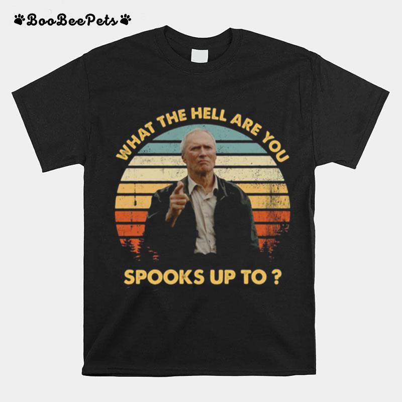 Gran Torino What The Hell Are You Spooks Up To Vintage T-Shirt