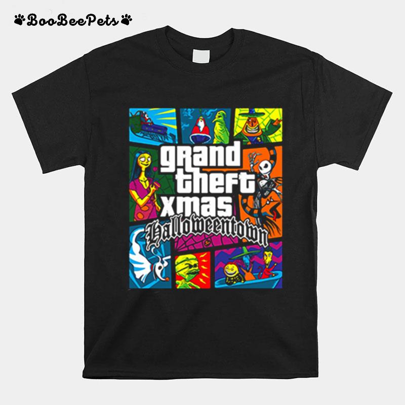 Grand Theft Xmas Halloween Town T-Shirt