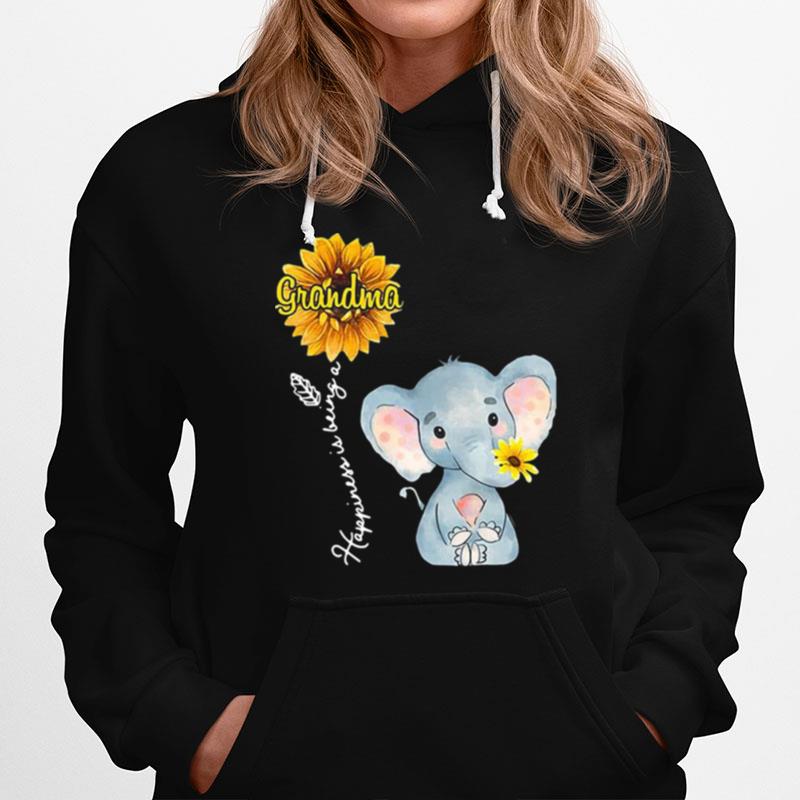 Grandma Happiness Is Being A Sunshine Flower Hoodie