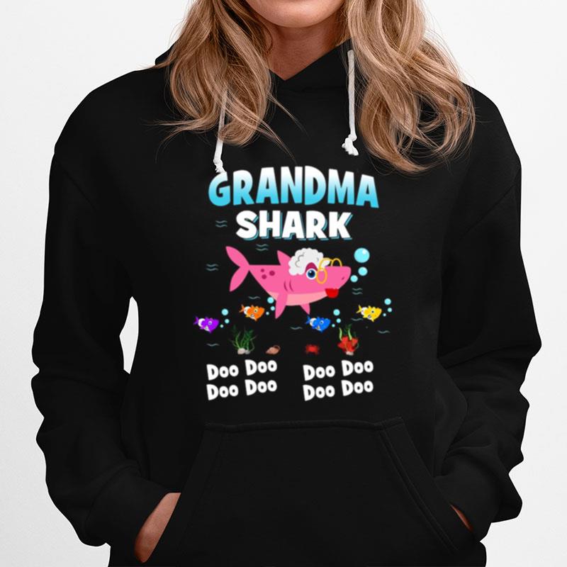 Grandma Shark And Liam Anna Jason Sophia Doo Doo Hoodie