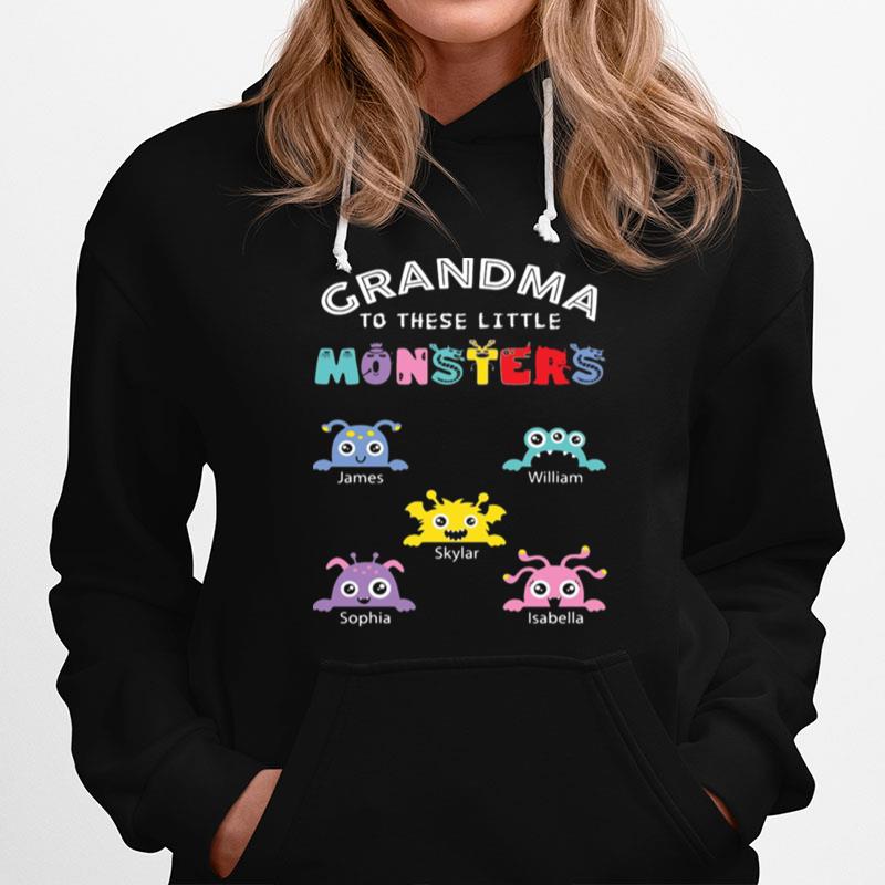 Grandma To These Little Monsters Hoodie