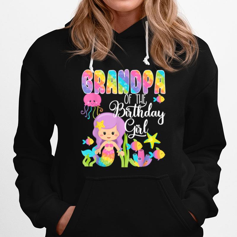 Grandpa Of The Birthday Girl Family Hoodie