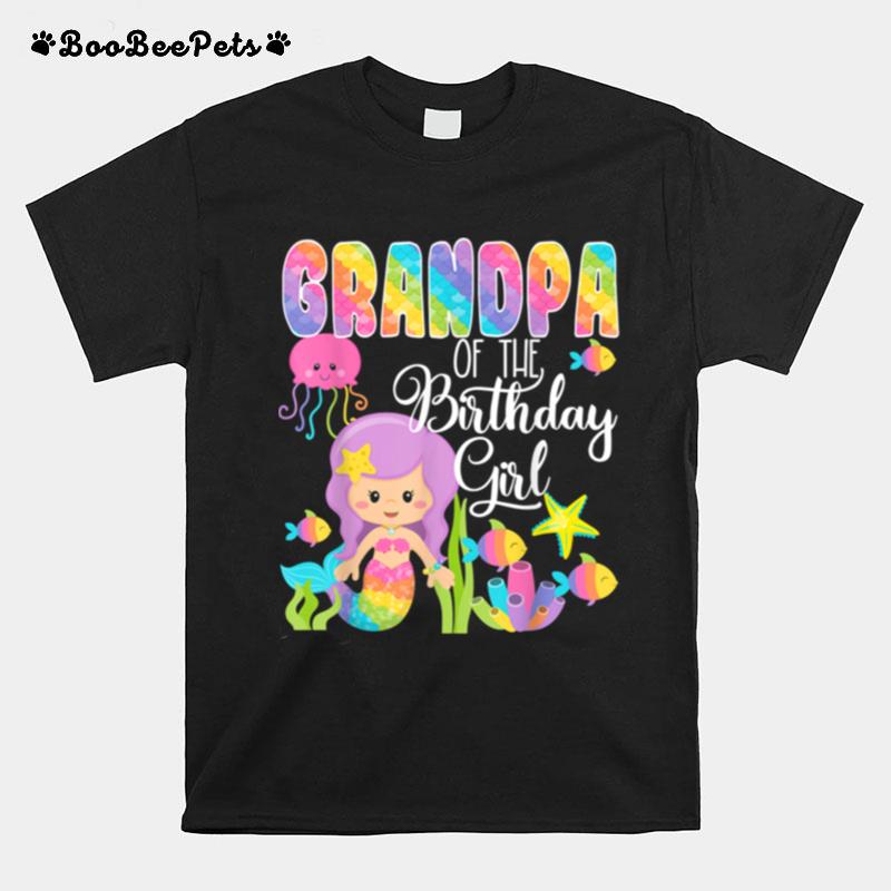 Grandpa Of The Birthday Girl Family T-Shirt