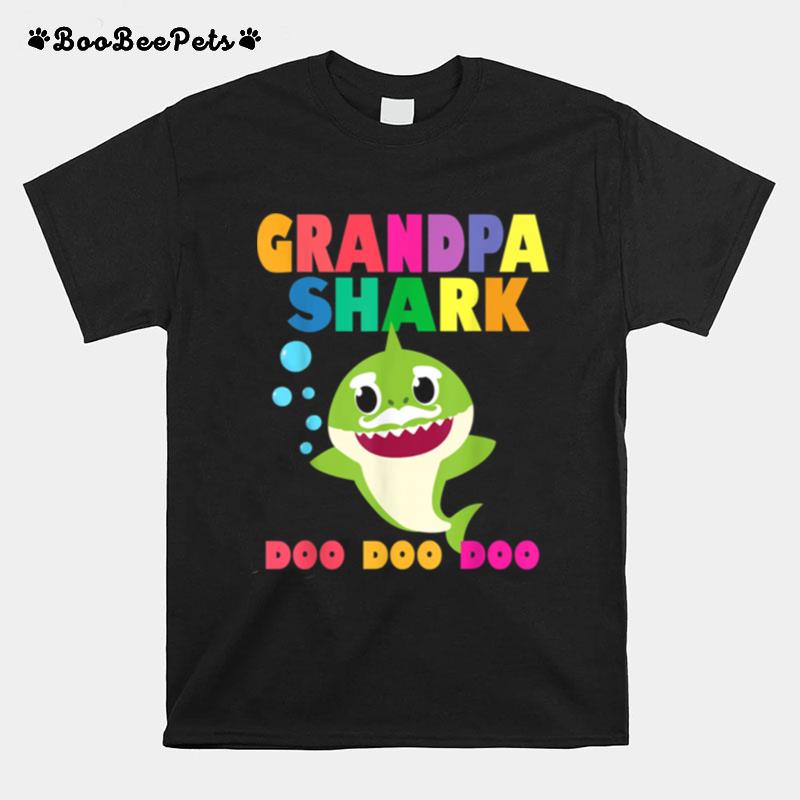 Grandpa Shark Doo Doo Baby Mommy Daddy T-Shirt