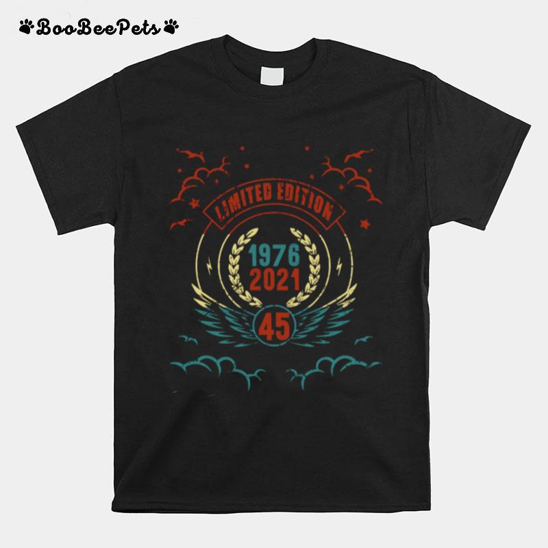 Graphic 45 Years Old Vintage 1976 Limited Edition Apparel T-Shirt