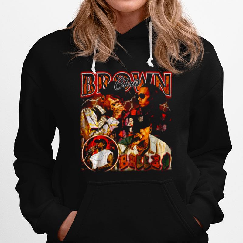 Graphic Chris Brown Breezy One Of Them Ones Tour Brown Hoodie