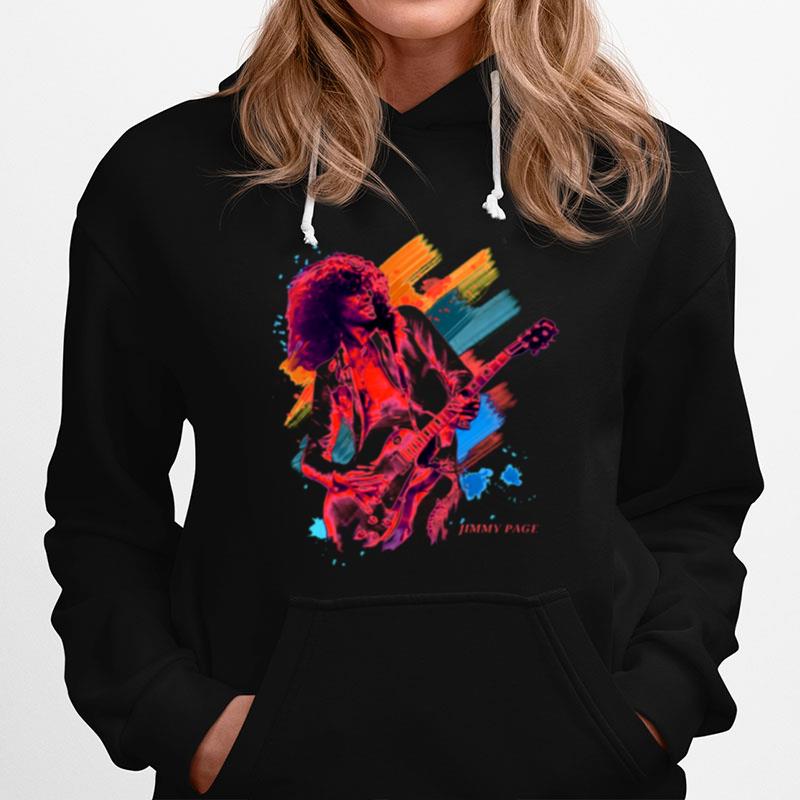 Graphic Jimmy Page On Stage Hoodie