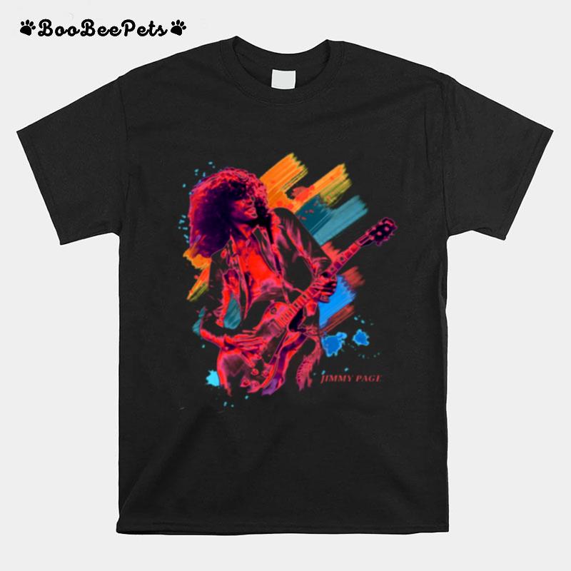 Graphic Jimmy Page On Stage T-Shirt