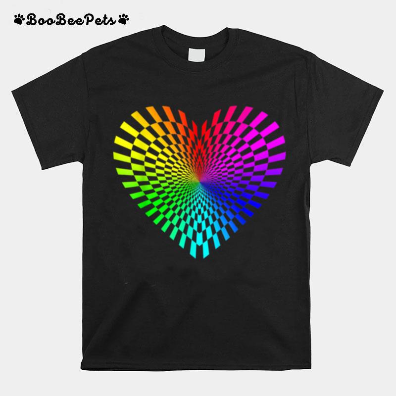 Graphical Art Optical Illusion T-Shirt