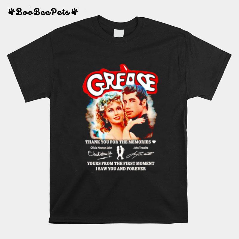 Grease Thank You For The Memories Yours From The First Moment T-Shirt