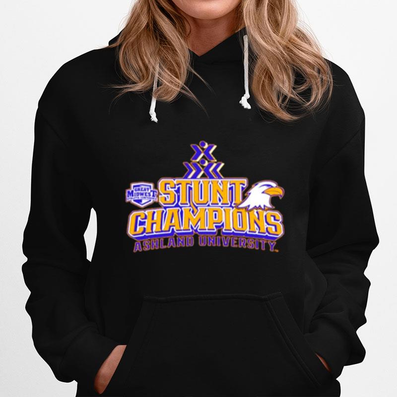 Great Midwest Athletic Conference Stunt Champions Ashland University Hoodie