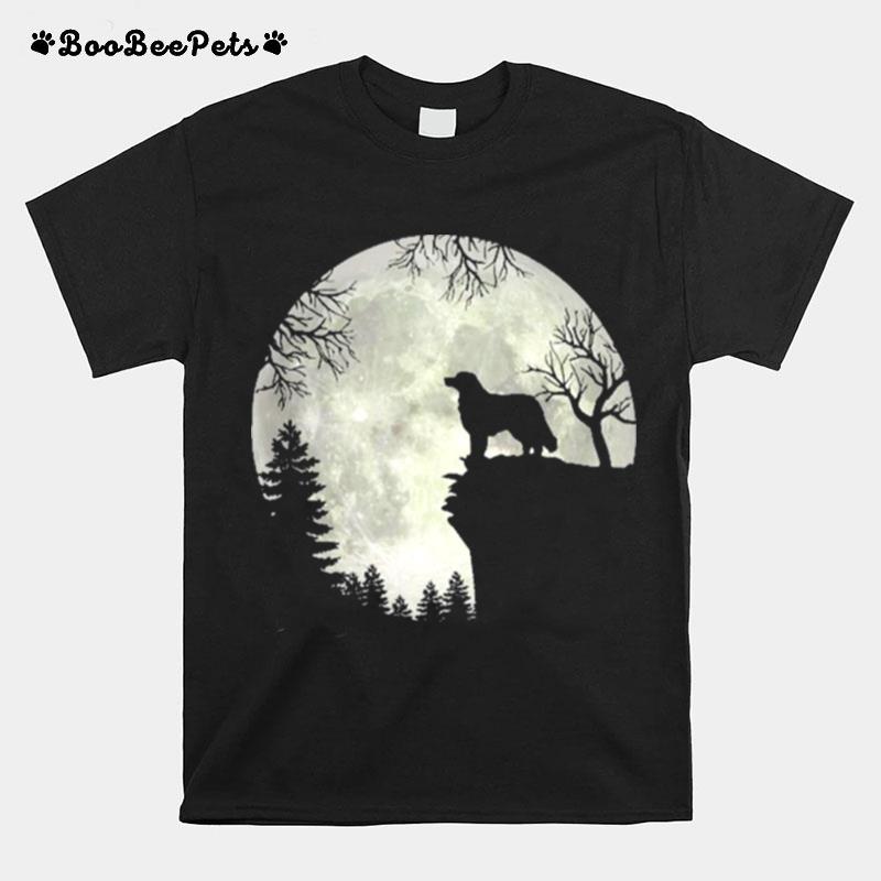 Greater Swiss Mountain And Moon Halloween T-Shirt