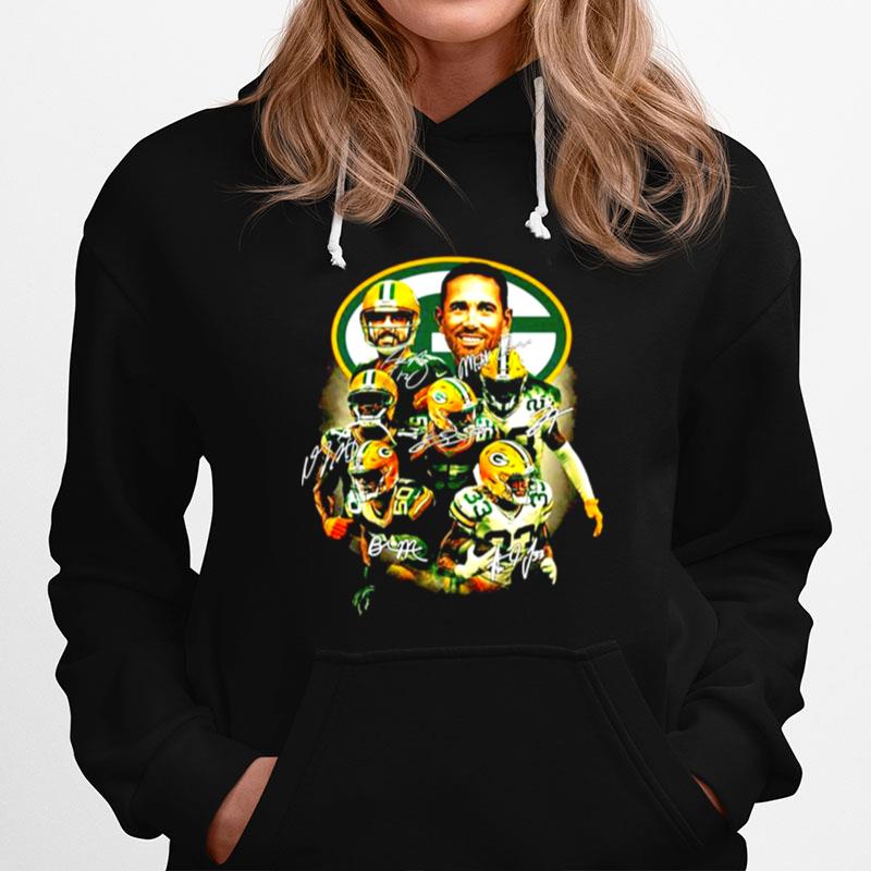 Green Bay Packers All Team Signatures Hoodie