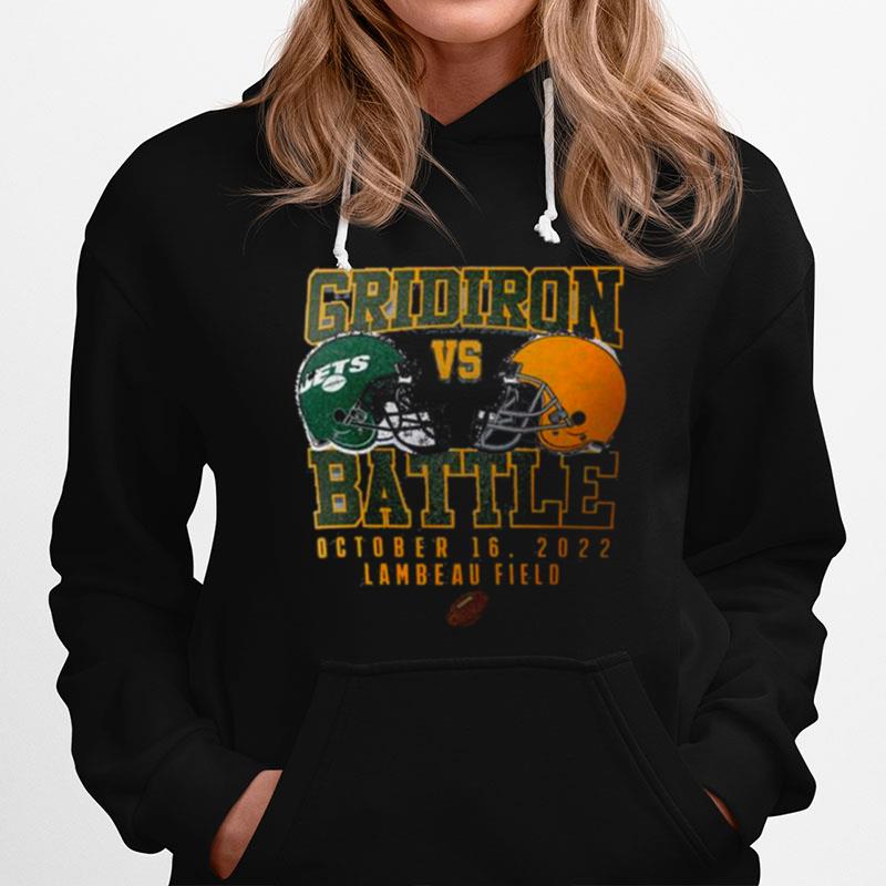 Green Bay Packers Vs New York Jets Gridiron Battle October 16 2022 Hoodie