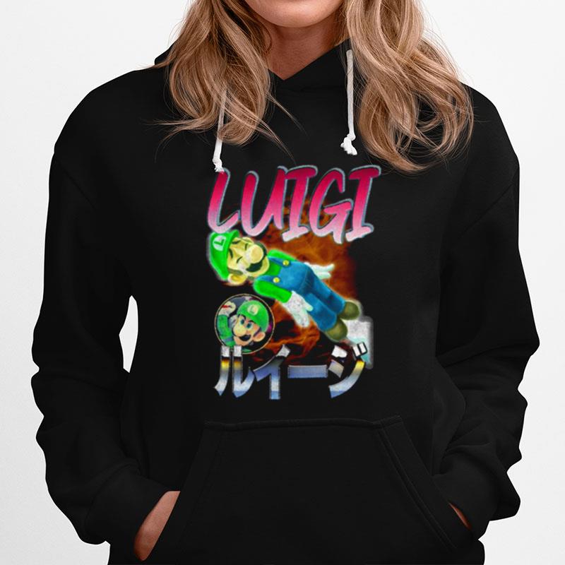 Green Plumber Luigi Smash Bros Vintage Hoodie