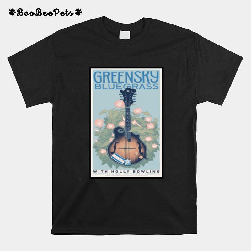 Greensky Bluegrass Chicago 2023 Feb 3Rd 4Th Vic Theater Chicago Il T-Shirt