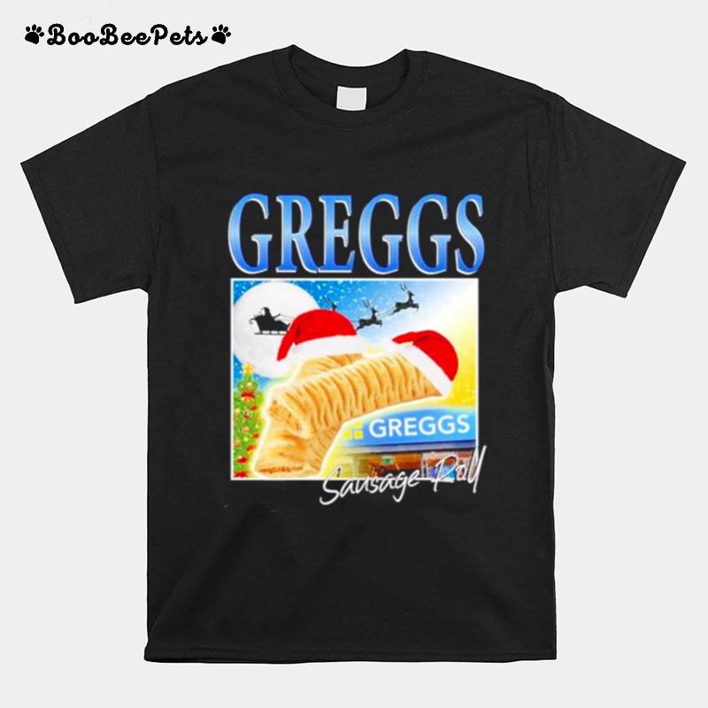 Greggs Sausage Roll Christmas 2022 T-Shirt