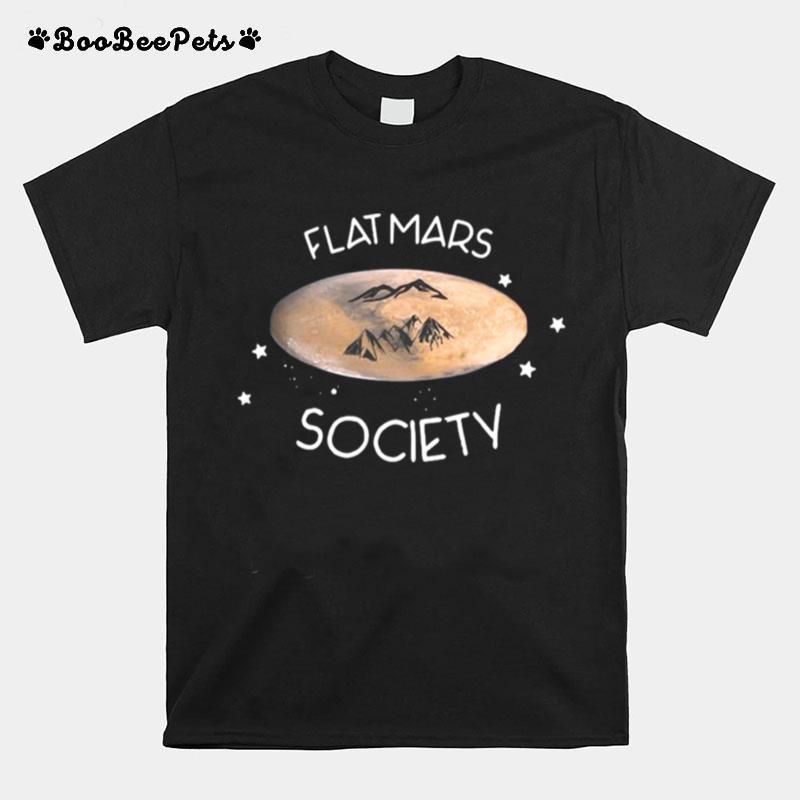 Greta Thunberg Flat Mars Society T-Shirt