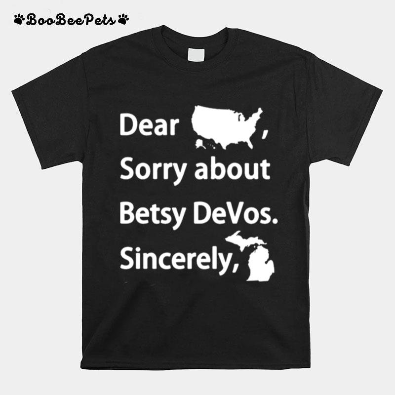 Gretchen Whitmer Betsy Devos T-Shirt