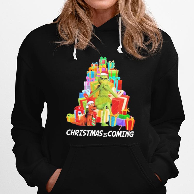 Grinch And Dog Christmas Are Coming Christmas Gift Hoodie