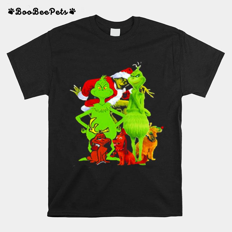 Grinch And Dog Merry Christmas T-Shirt