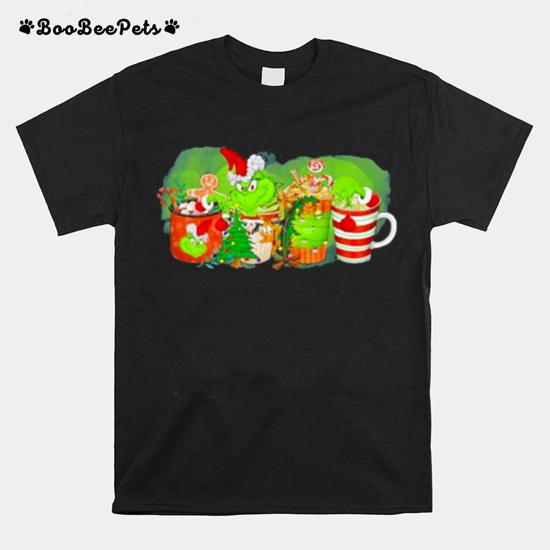 Grinch Coffee Drink Christmas Coffee T-Shirt