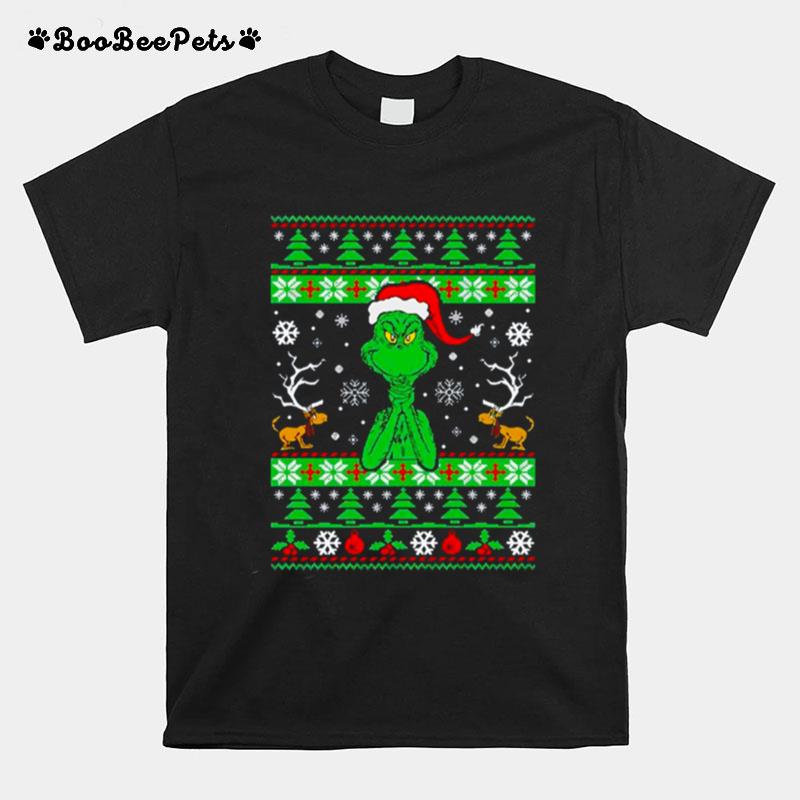 Grinch Ugly Pattern T-Shirt