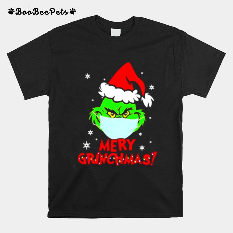 Grinch Wear Mask Covid 19 Merry Christmas T-Shirt