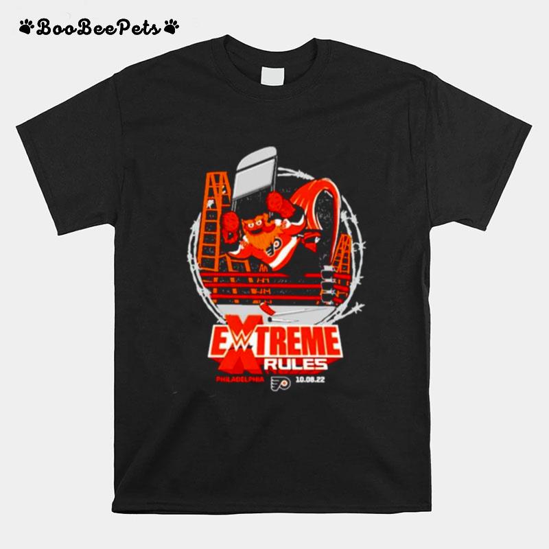 Gritty Extreme Rules Philadelphia Flyers T-Shirt