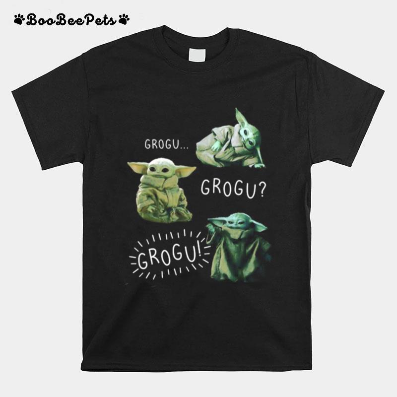 Grogu Grogu Grogu Yoda Star Wars The Mandalorian R14 T-Shirt
