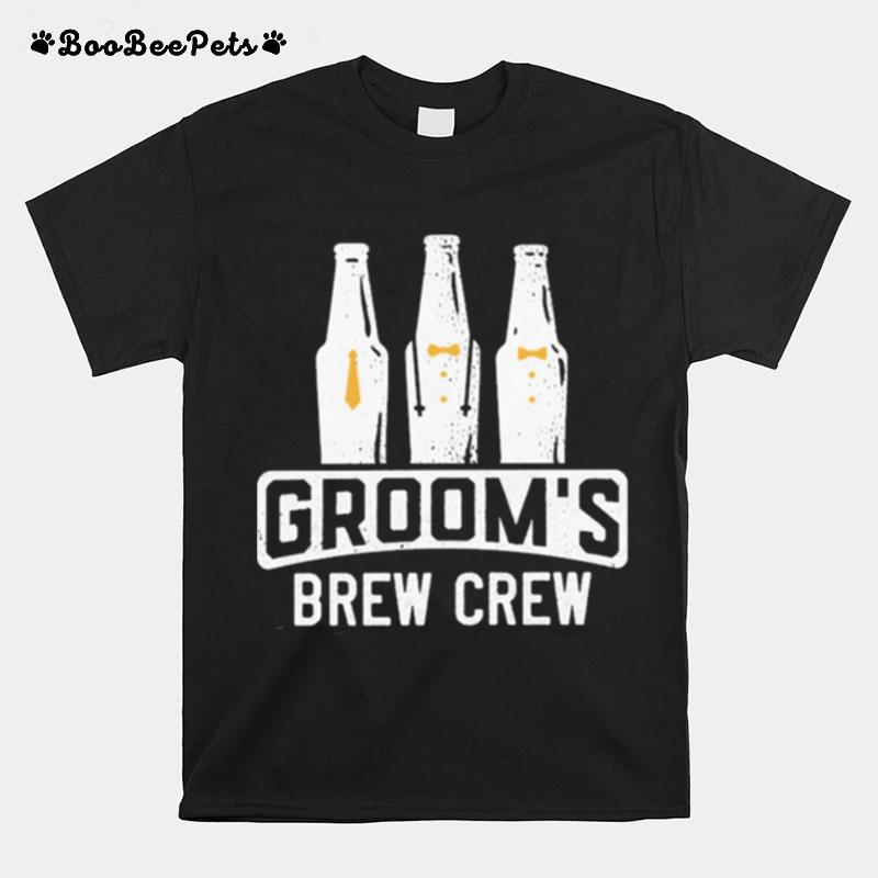 Grooms Brew Crew T-Shirt