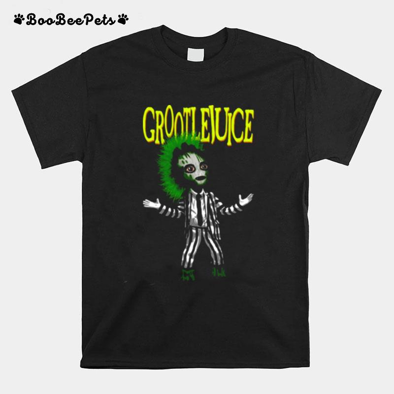 Grootlejuice Funny Groot From Avenger Marvel T-Shirt