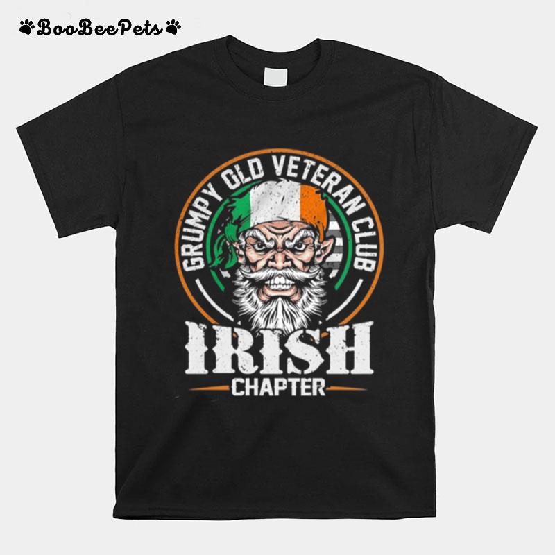 Grumpy Old Veteran Club Irish St Patricks Day T-Shirt