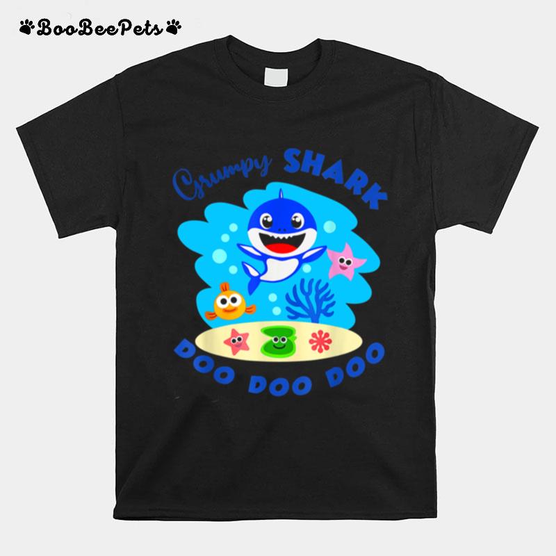 Grumpy Shark Baby Shark Family Set T-Shirt