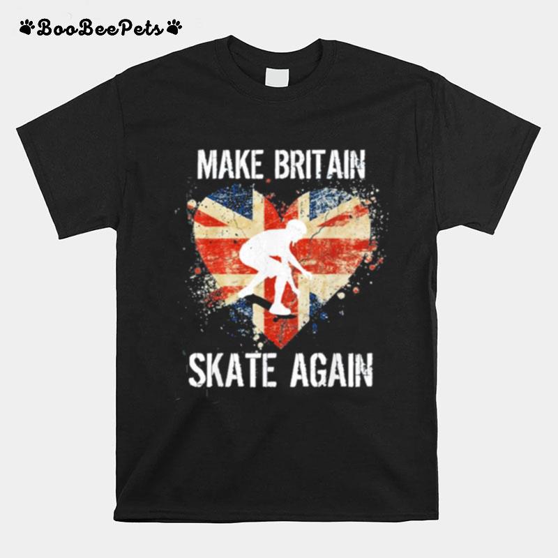 Grunge Skater Clothes Make Britain Skate Again Aesthetic T-Shirt