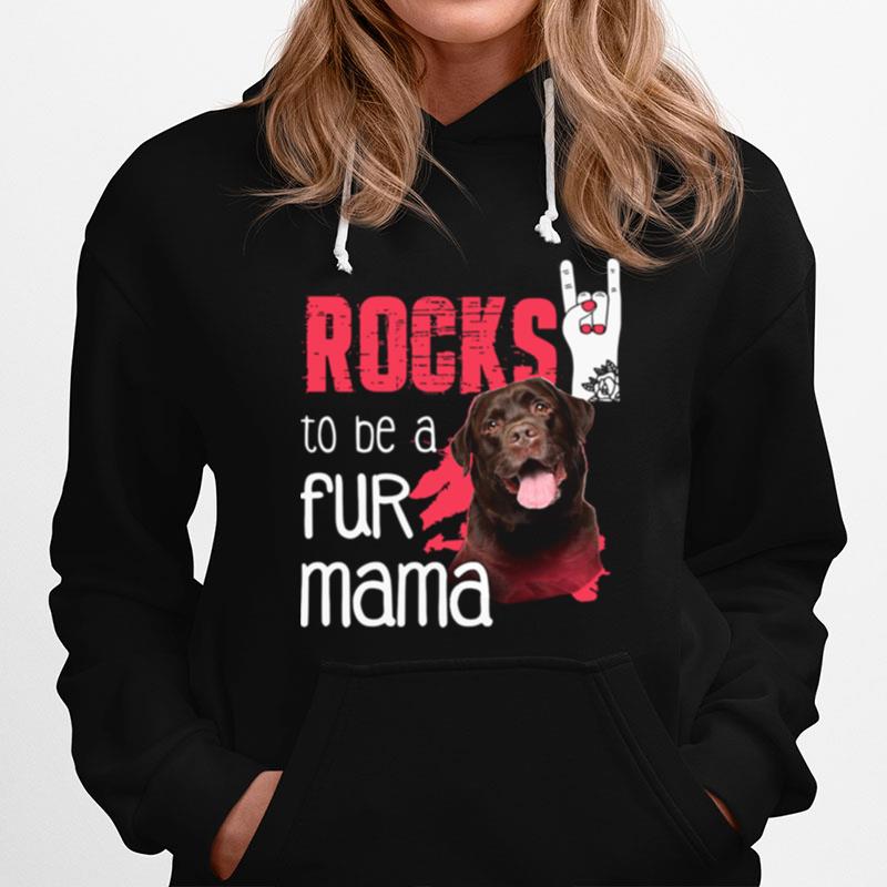 Guard Dog Rocks To Be A Fur Mama Hoodie