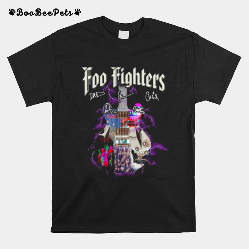 Guitar Foo Fighters Signatures T-Shirt