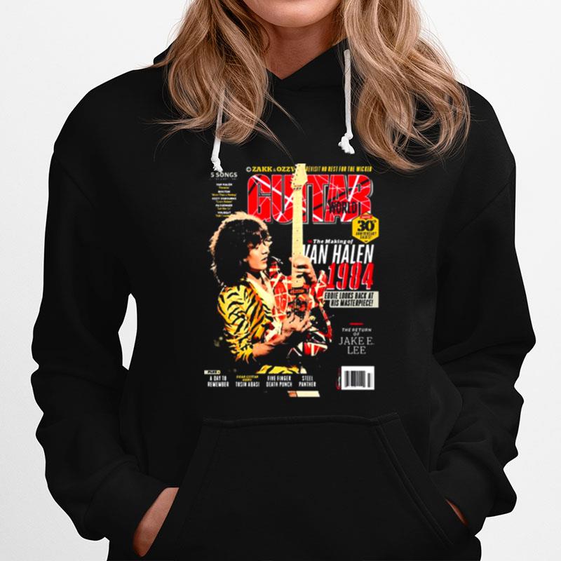 Guitar Van World Eddie Van Halen Magazine Hoodie