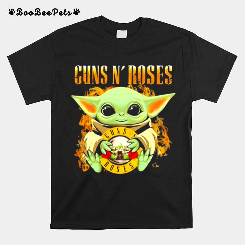 Guns N Roses Logo Star Wars The The Mandalorian T-Shirt