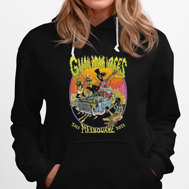 Guns N Roses Melbourne Dec 3Rd 2022 Melbourne Australia Hoodie