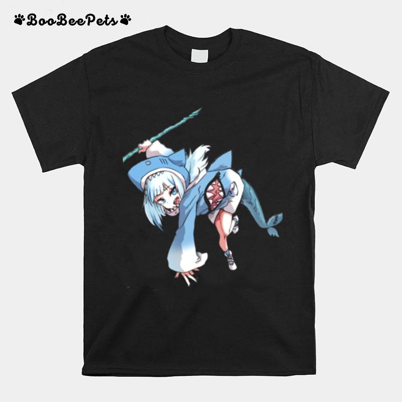 Gura Gawr Angry Shark Hololive T-Shirt