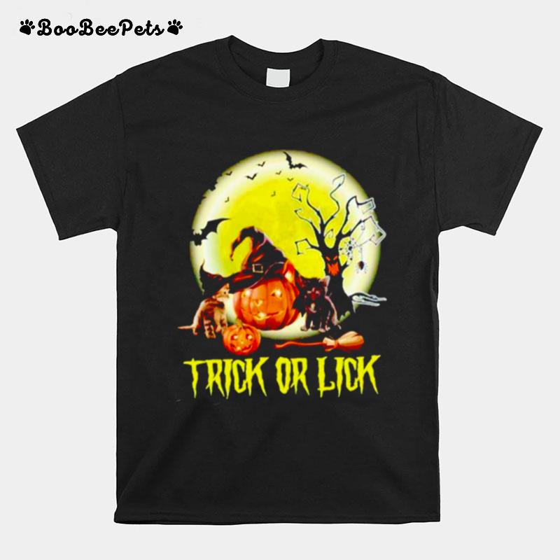 Halloween Cat Trick Or Lick T-Shirt
