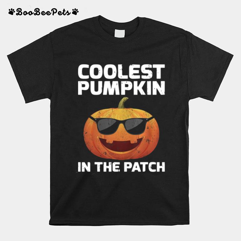 Halloween Coolest Pumpkin In The Patch Boys Girls Kids T-Shirt